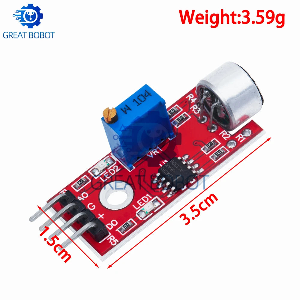 Sound Sensor Module KY-038 KY-037 for Arduino – Analog & Digital Sound Sensor Module Axl