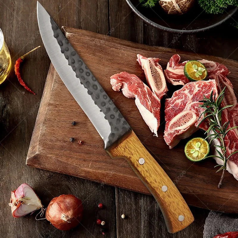 Professional Boning Knife – Stainless Steel Butcher Slicing Knife Boning Knife Axl
