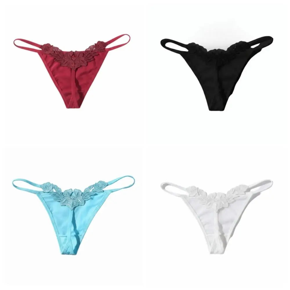 Women's Low Rise Lace Thong Panties – G-String Briefs Women's Thong Panties Axl