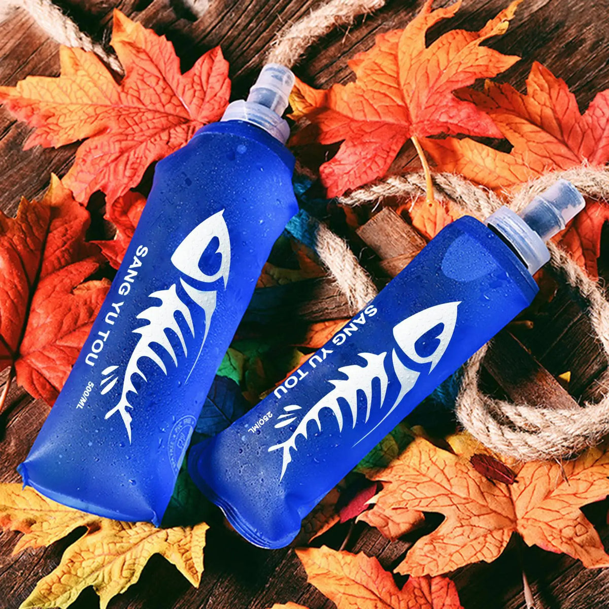 Foldable TPU Water Bottle – Leakproof Soft Flask for Sports Foldable Water Bottle Axl