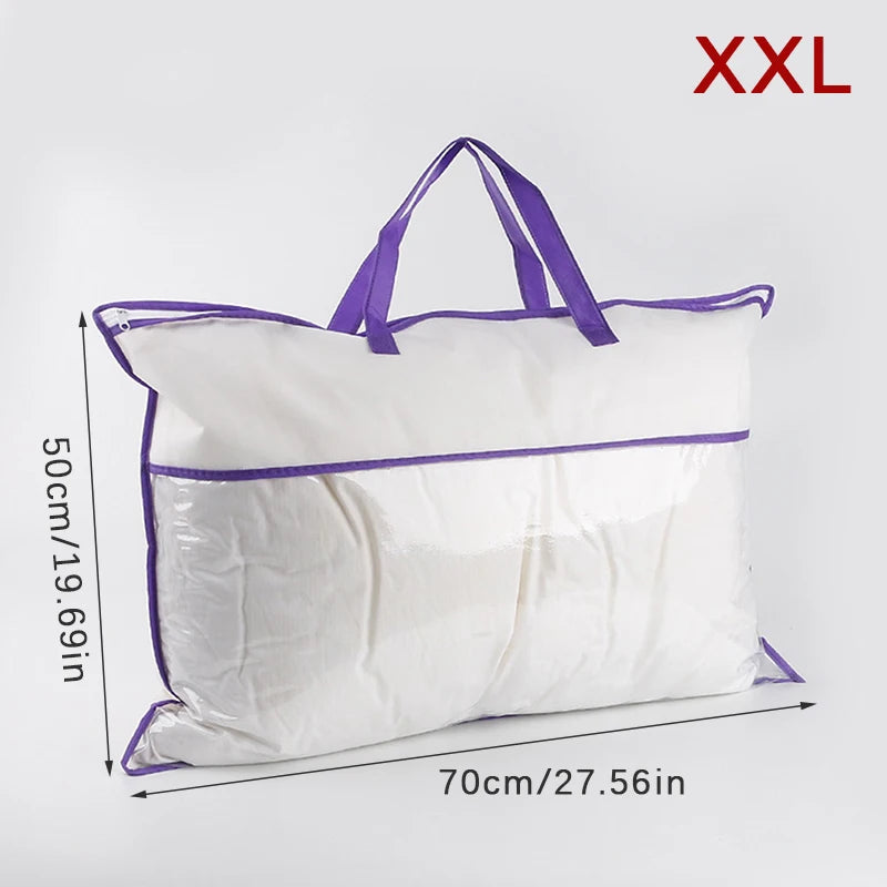 Non-Woven Zipper Storage Bag – Dustproof Quilt & Blanket Tote Storage Organizer Bag Axl XXL3
