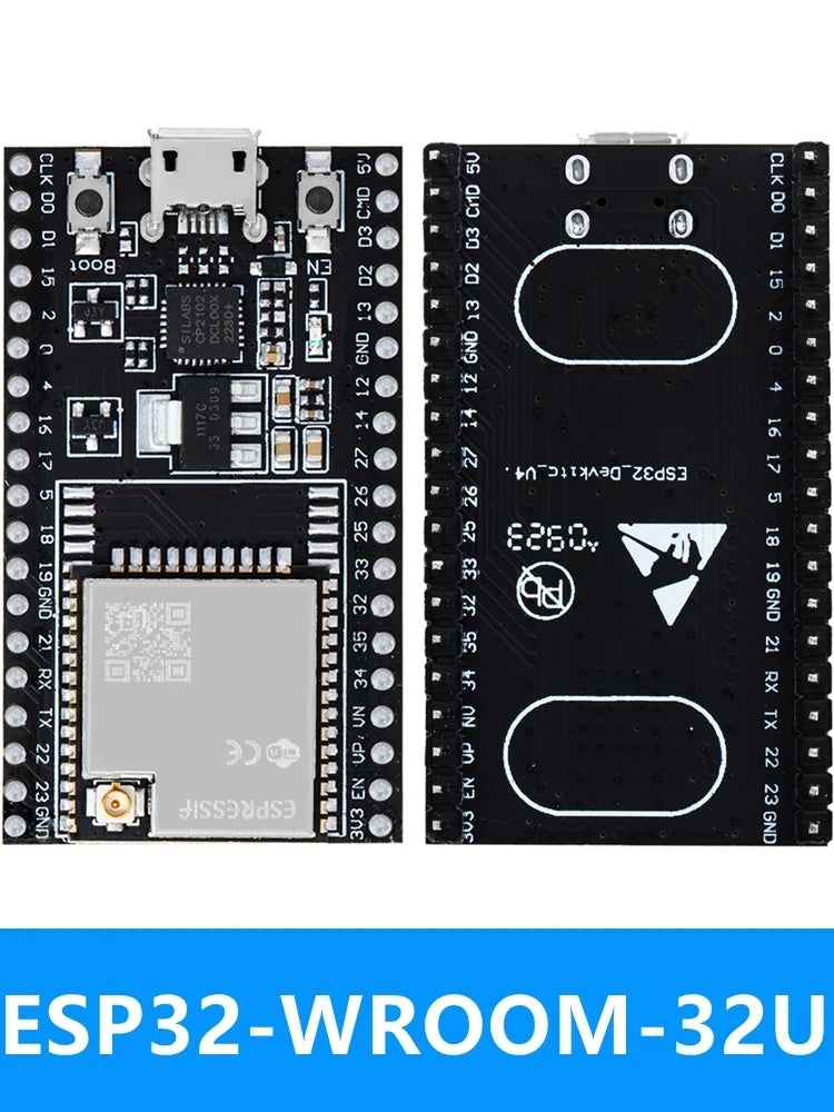 ESP32-DevKitC Development Board – WROOM-32D & 32U Arduino Microcontroller Dev Board Axl ESP32-WROOM-32U