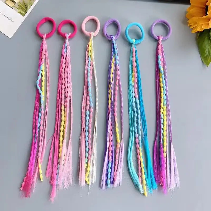 3-Pack Multi-Color Hair Braid Bands – Ponytail & Boxing Braids Hair Braid Bands Axl