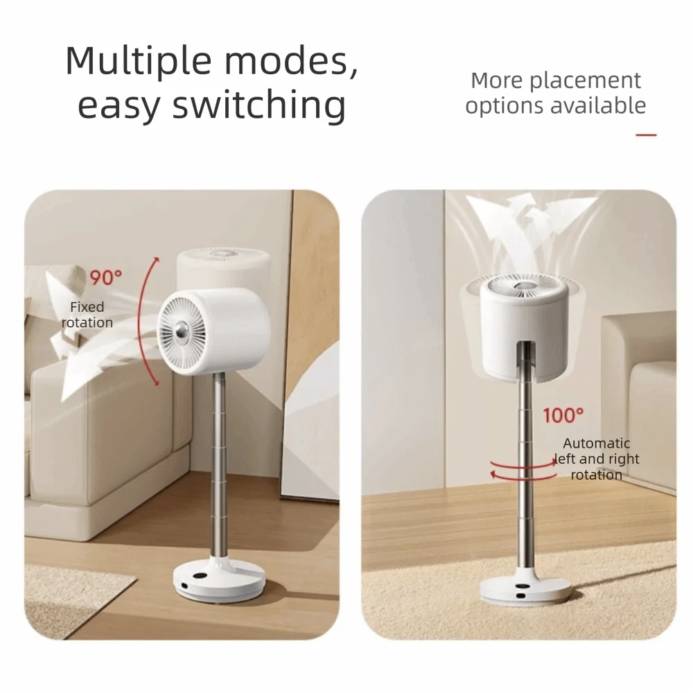 Telescopic Air Circulation Fan – 90° Oscillating & Remote Air Circulation Fan Axl
