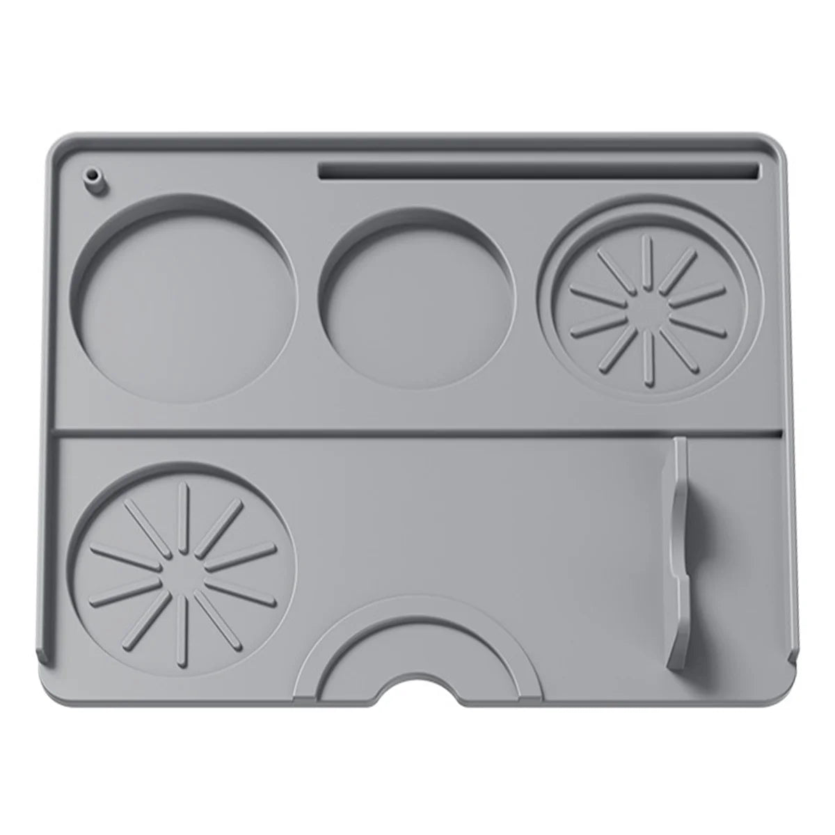 Silicone Espresso Tamping Mat & Station – 51/53/58mm Barista Espresso Tamping Mat Axl GRAY