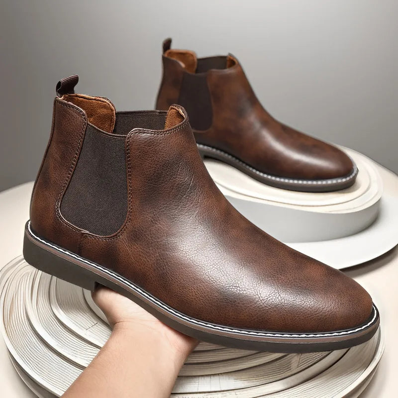 Men's Chelsea Boots – British Style Slip-On Ankle Boots Men's Chelsea Boots Axl