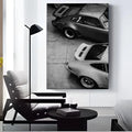 Black & White Car Canvas Wall Art – HD Print Home Decor Poster Canvas Wall Art Axl Black12 30X40cmFrameless