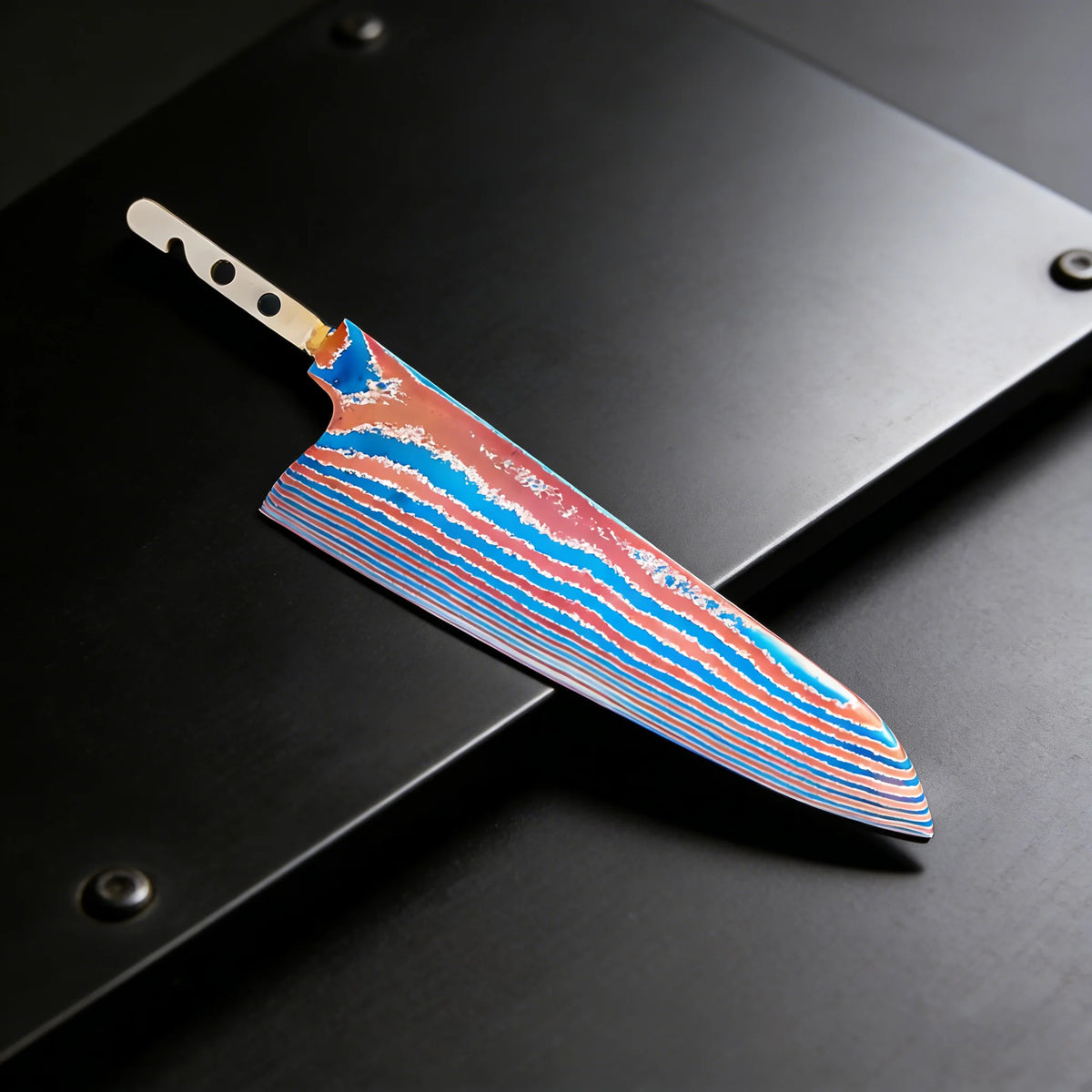 Damascus Steel Chef Knife Blank Blade – Hand Forged DIY Knife Blank Blade Axl