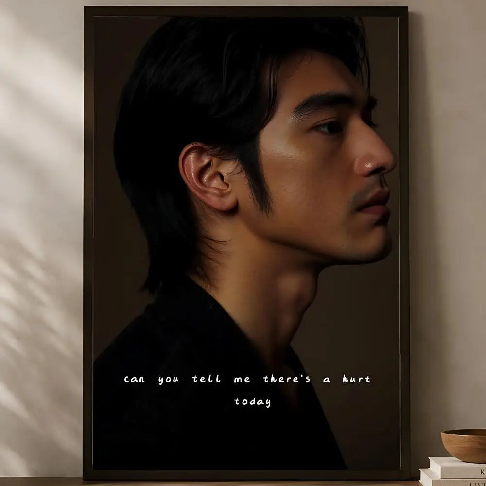 Takeshi Kaneshiro HD Wall Poster – Self-Stick Waterproof Art Wall Art Poster Axl White01 30X40cmNoframe