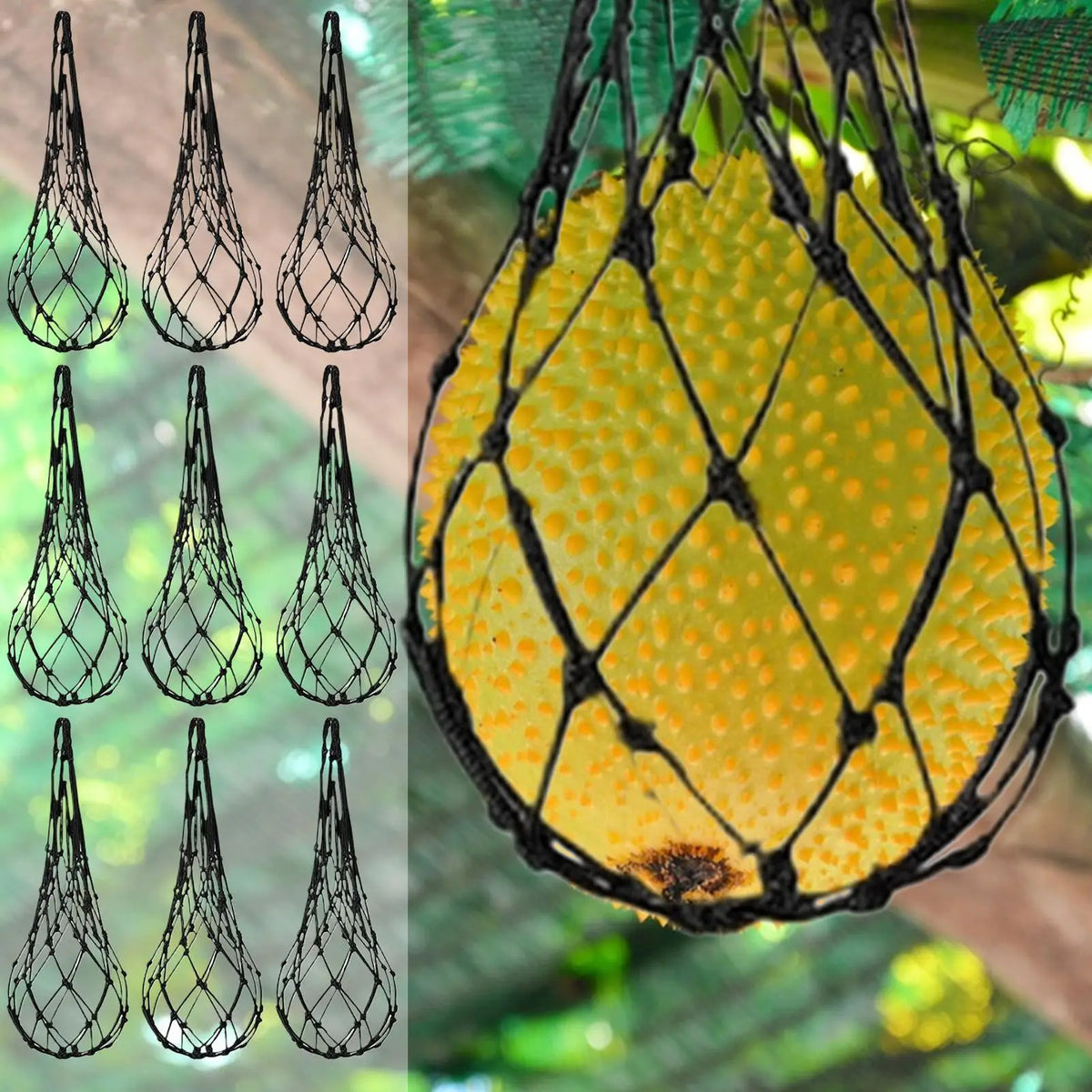Watermelon Hammock Trellis Sling – 10-Piece Fruit Support Net Fruit Support Sling Axl