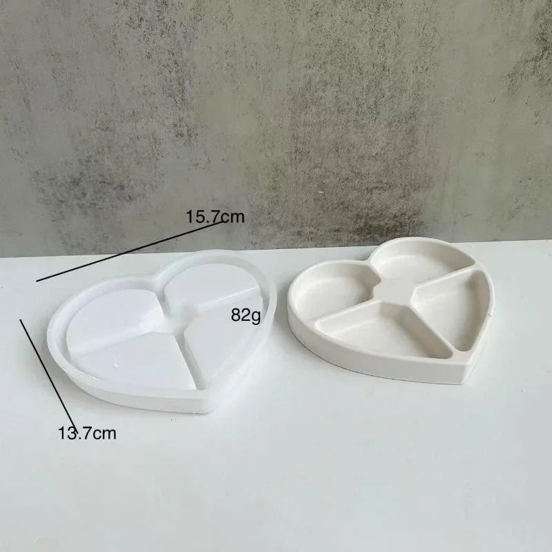 Silicone Mold Set – Owl, Heart, Fish & Clover | Resin & Concrete Silicone Craft Mold Axl Love