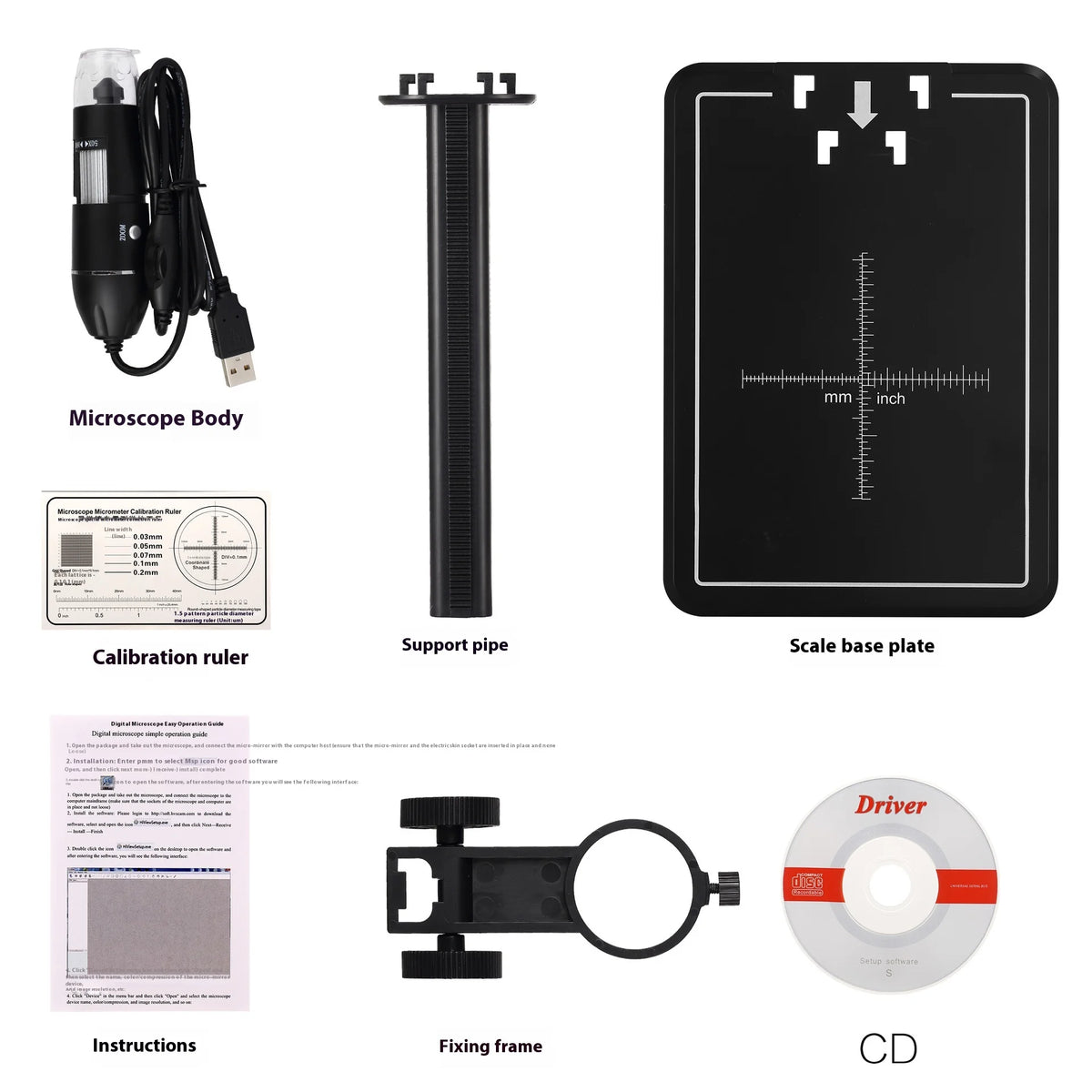 1000X USB Digital Microscope – Inspection & Measurement Tool USB Digital Microscope Axl