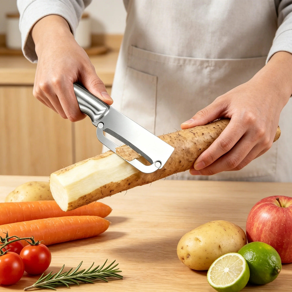 Stainless Steel Vegetable & Fruit Peeler – Potato & Pineapple Vegetable Peeler Axl