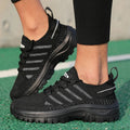 AZGB Women's Breathable Anti-Slip Vulcanized Sneakers Women's Sneakers Axl Black 46