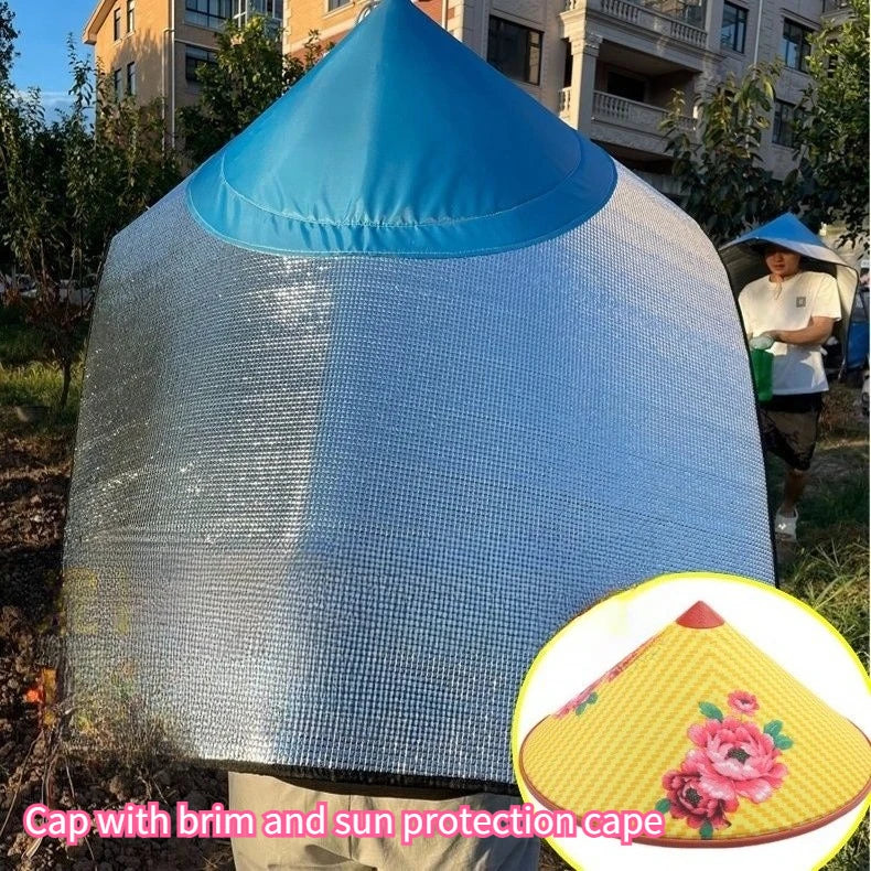 Unisex Wide Brim Sun Hat UPF 50+ – Mesh Back & Chin Strap Wide Brim Sun Hat Axl cloak and cap