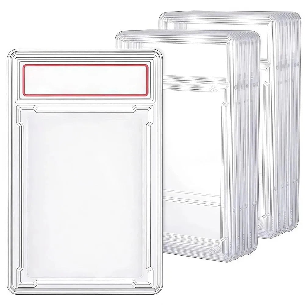 Graded Trading Card Holder Snap Closure Plastic Slab Case Card Slab Holder Axl