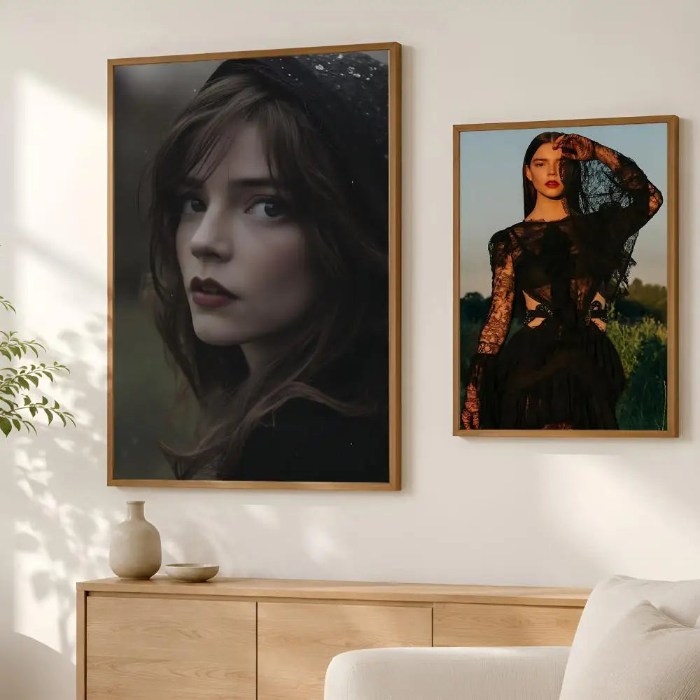 Anya Taylor-Joy HD Wall Poster – Self-Stick Waterproof Art Wall Art Poster Axl
