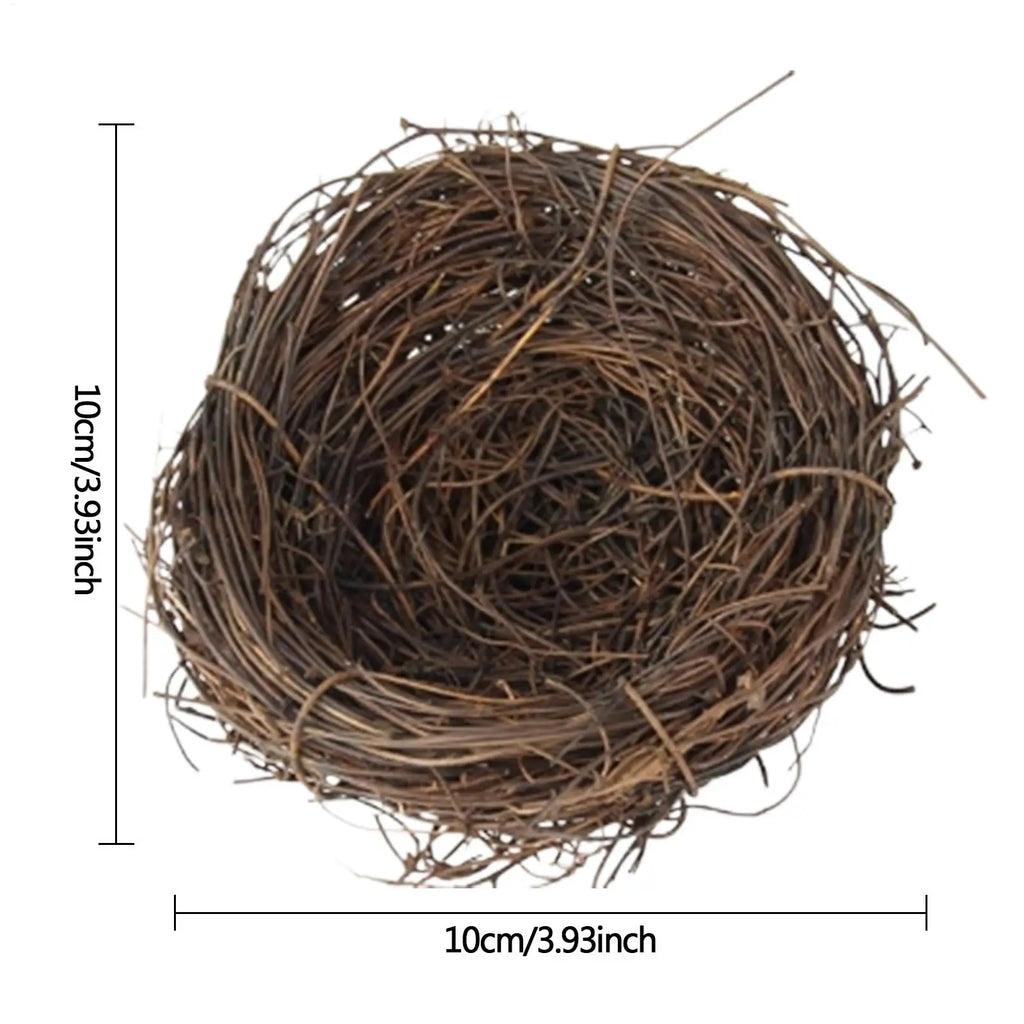 Handwoven Rattan Bird Nest – Parakeet & Small Animal Cage House Bird Nest House Axl