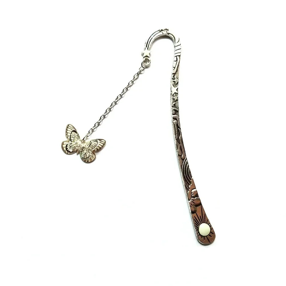 Luminous Metal Bookmark – Dragonfly & Butterfly Glow Design Metal Bookmark Axl Butterfly