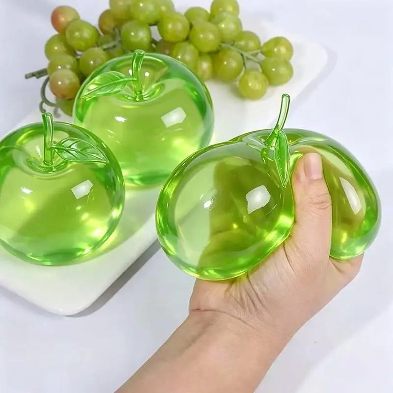 Green Fruit Squeeze Fidget Toy – Soft TPR Sensory Squish Ball Fidget Squeeze Toy Axl