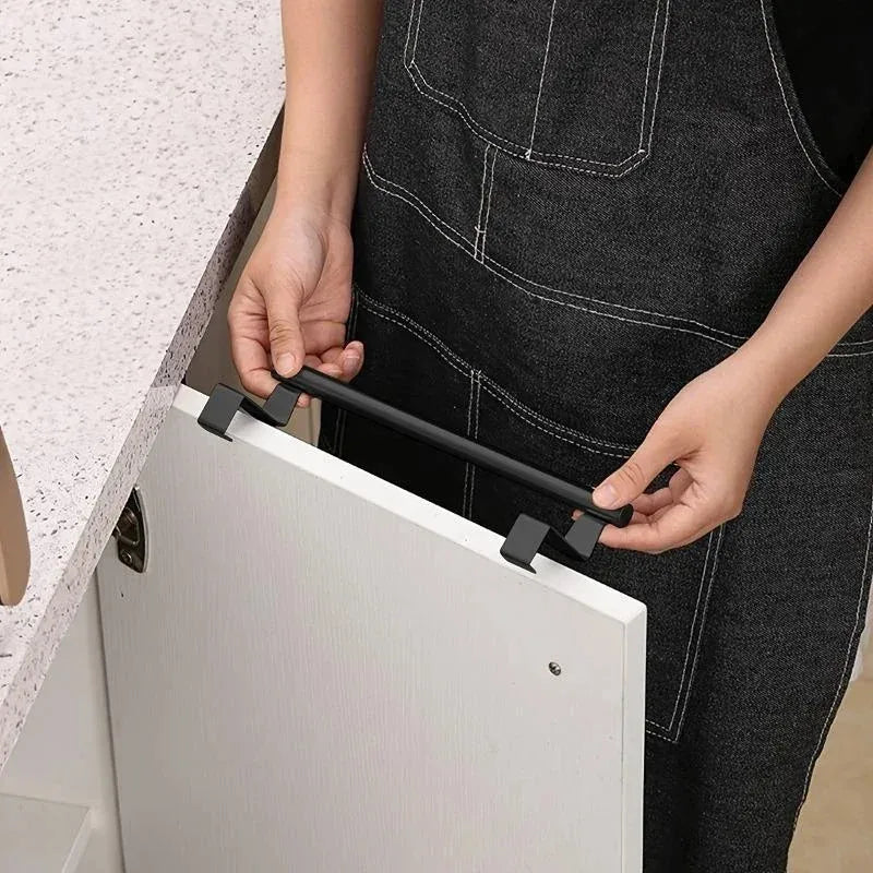 Over Cabinet Door Towel Rack – Punch-Free Stainless Steel Bar Cabinet Door Towel Rack Axl
