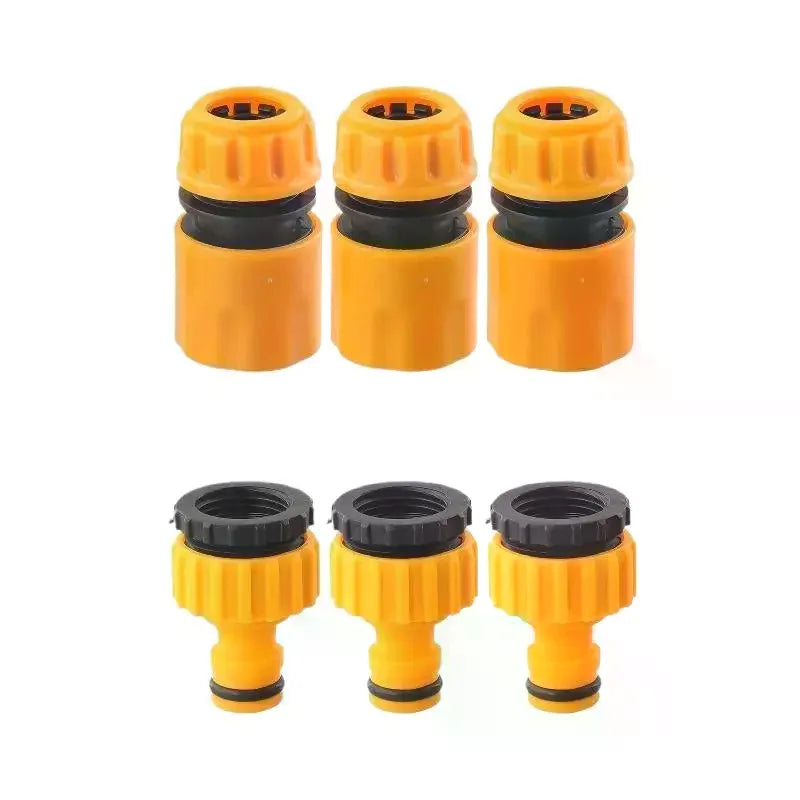 Garden Hose Quick Connector 3/4 & 1/2 Inch Faucet Adapter Kit Hose Connector Kit Axl