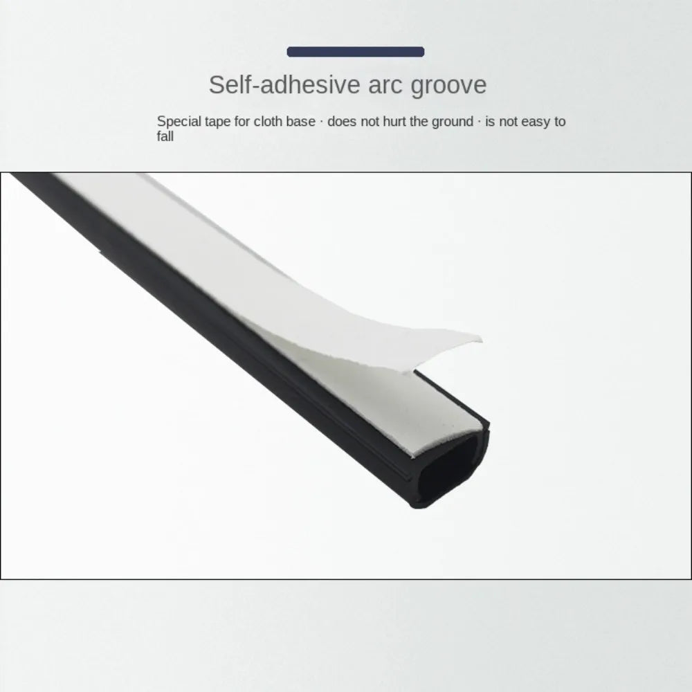 Self-Adhesive Floor Cord Cover – PVC Cable Protector Duct Floor Cord Cover Axl