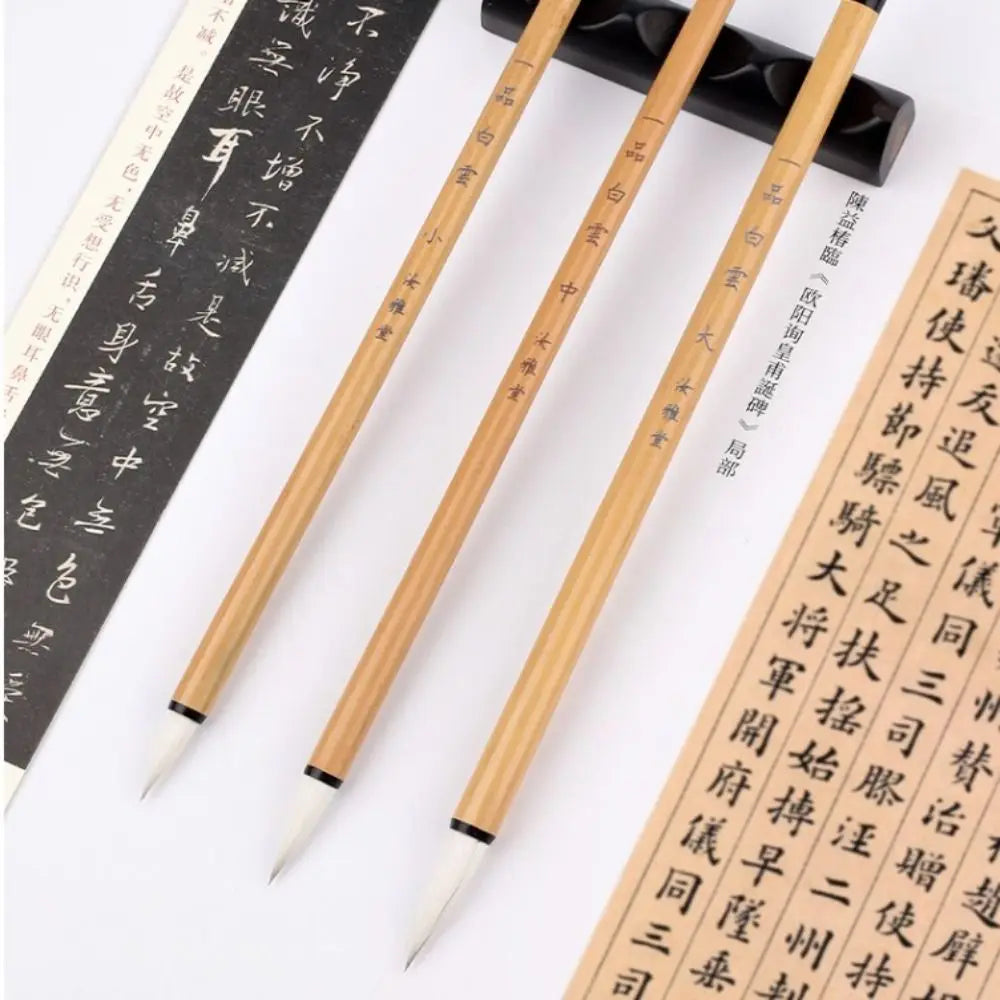 Chinese Calligraphy Brush – Wolf Hair Bamboo Art Paint Brush Calligraphy Art Brush Axl