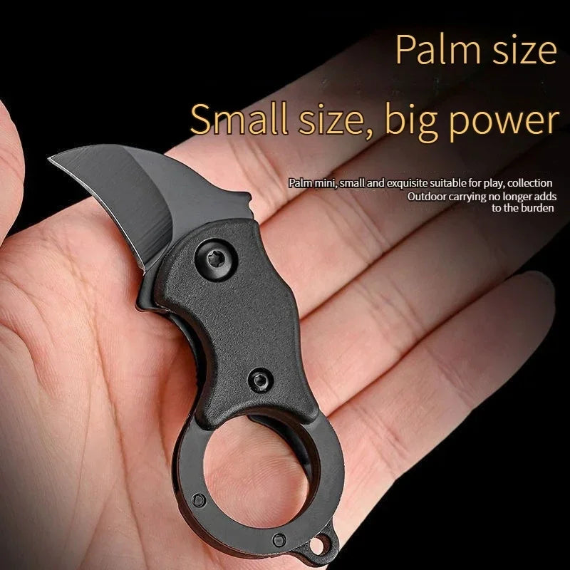 SHENJIU Mini Keychain Pocket Knife – Stainless Steel EDC Tool Keychain Pocket Knife Axl