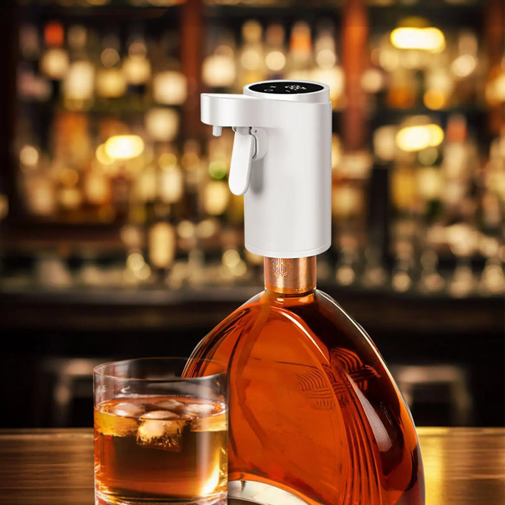 Electric Wine Aerator Pourer | Touch Screen Smart Decanter Electric Wine Aerator Axl