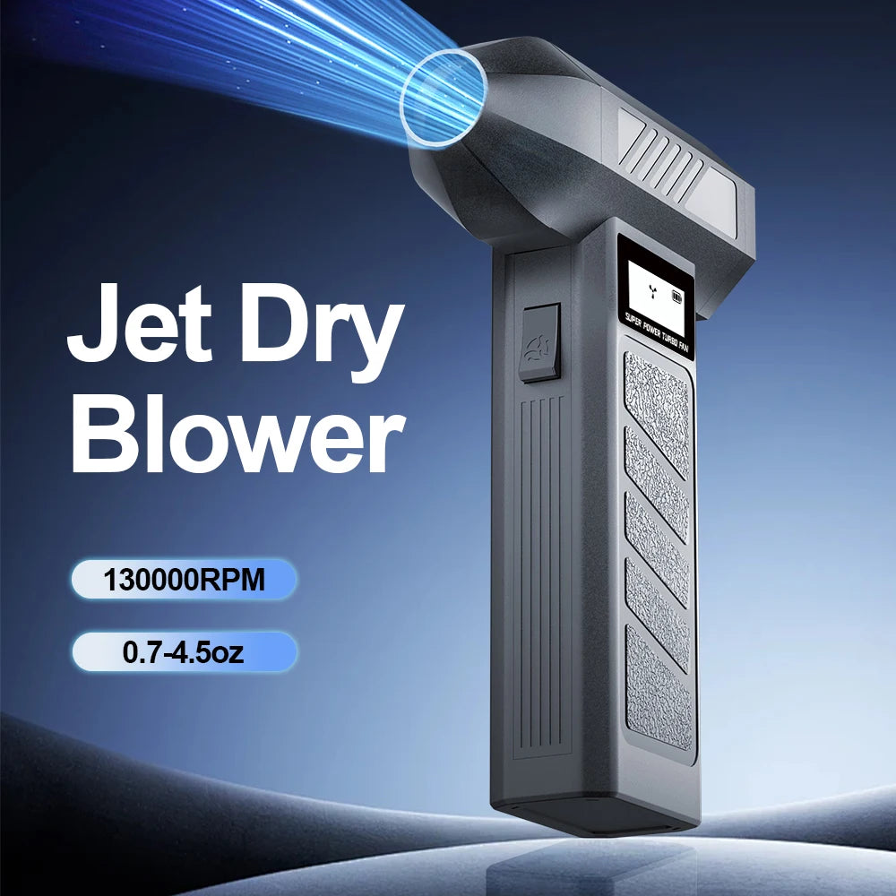 Portable Electric Air Duster Turbo Jet Blower – Type-C, 4 Gears Electric Air Duster Axl