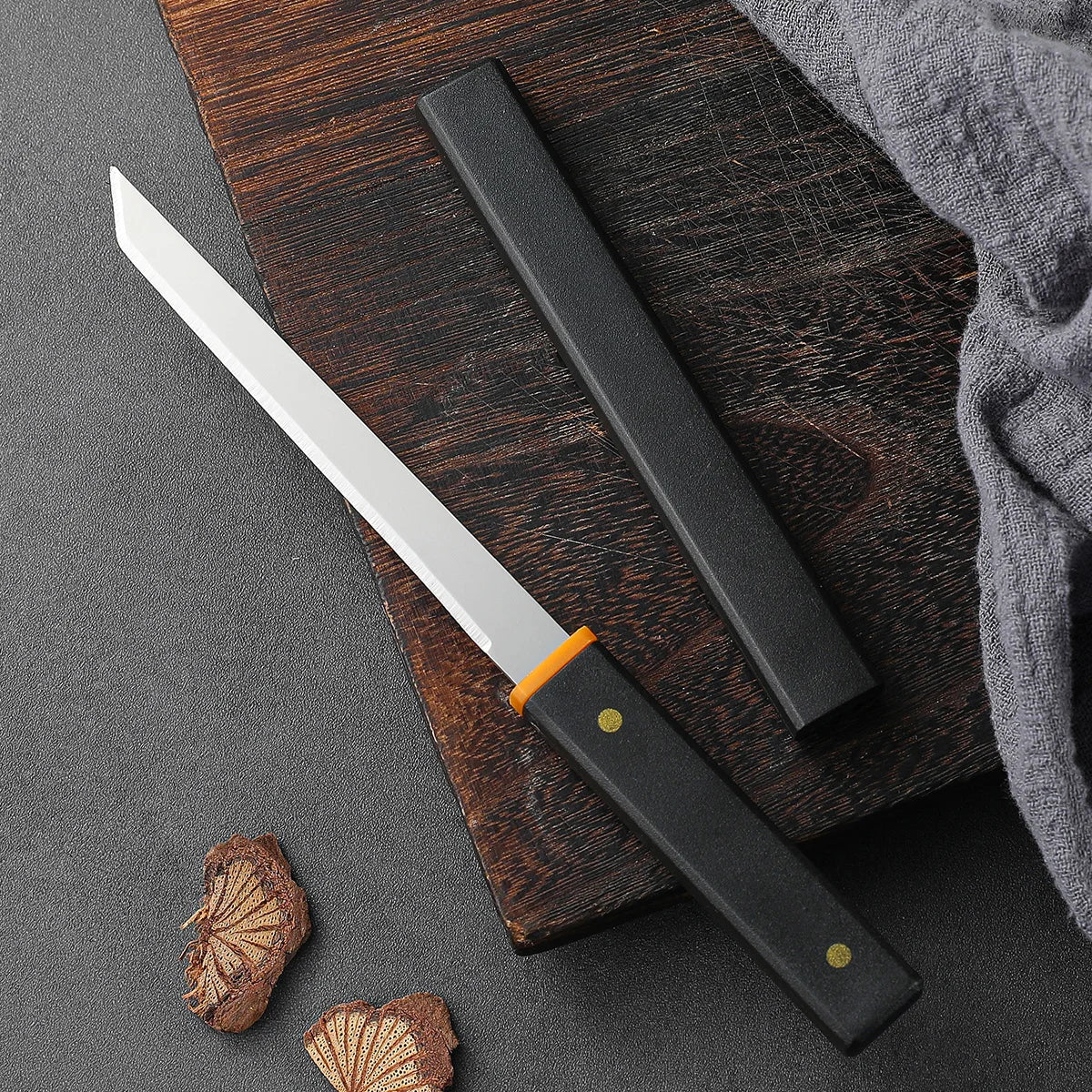 Stainless Steel Utility Knife – Kitchen, BBQ & Fishing Utility Kitchen Knife Axl