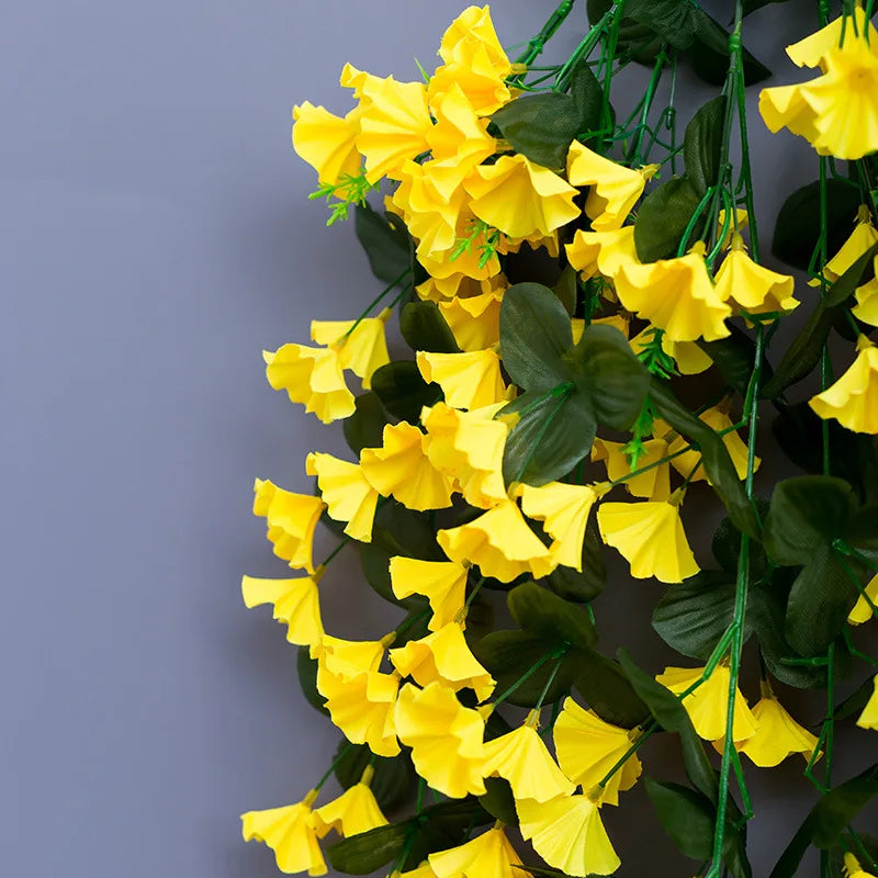 Silk Morning Glory Artificial Flower String 88cm | Wall Hanging Artificial Flower String Axl