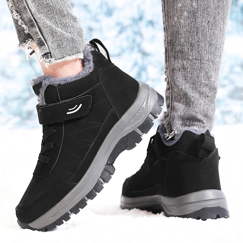 Women's Waterproof Snow Boots – Warm Plush Anti-Slip Winter Women's Snow Boots Axl
