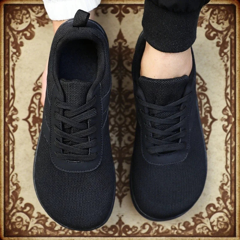 ZULIWAGN Wide Toe Barefoot Sneakers – Lightweight Mesh Shoes Barefoot Sneakers Axl