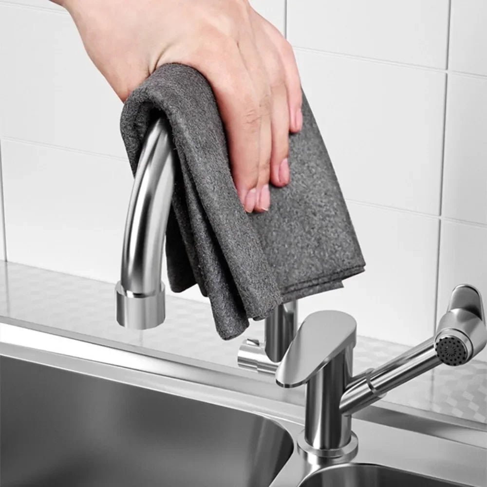 Streak-Free Bamboo Microfiber Cleaning Cloths 3-Pack Microfiber Cleaning Cloth Axl