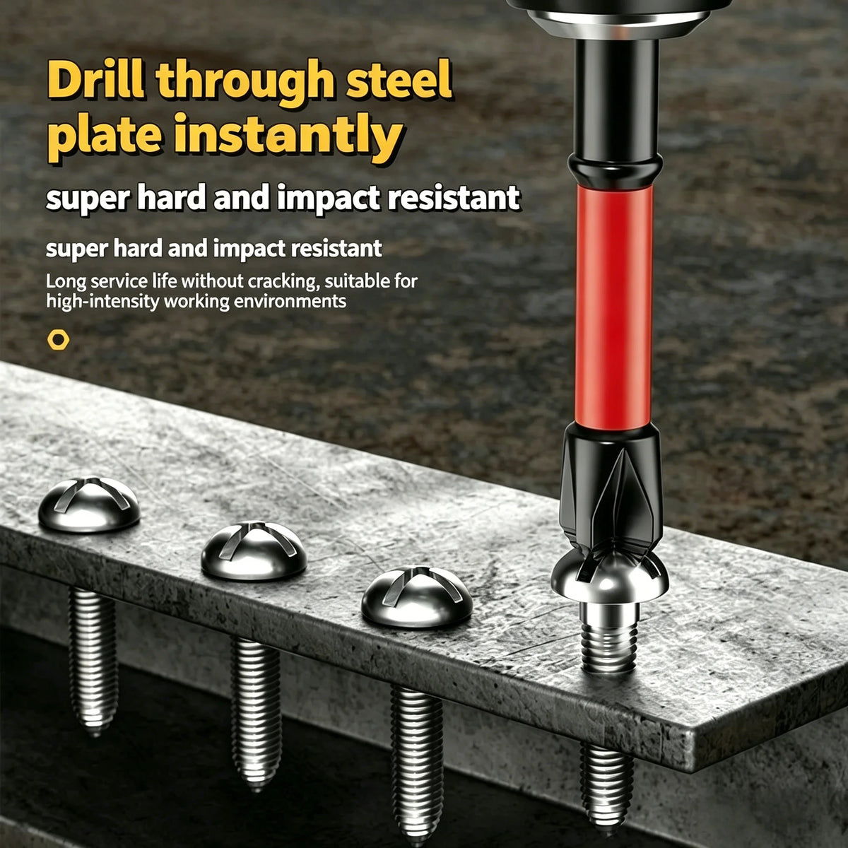 Magnetic Non-Slip Drill Bit Set | S2 Steel | 3, 6 & 12 Pc Drill Bit Set Axl