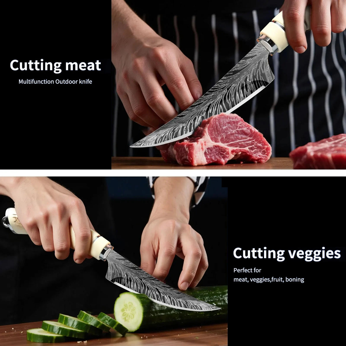 Stainless Steel Kitchen Knife with Sheath & Gift Box Kitchen Knife Axl