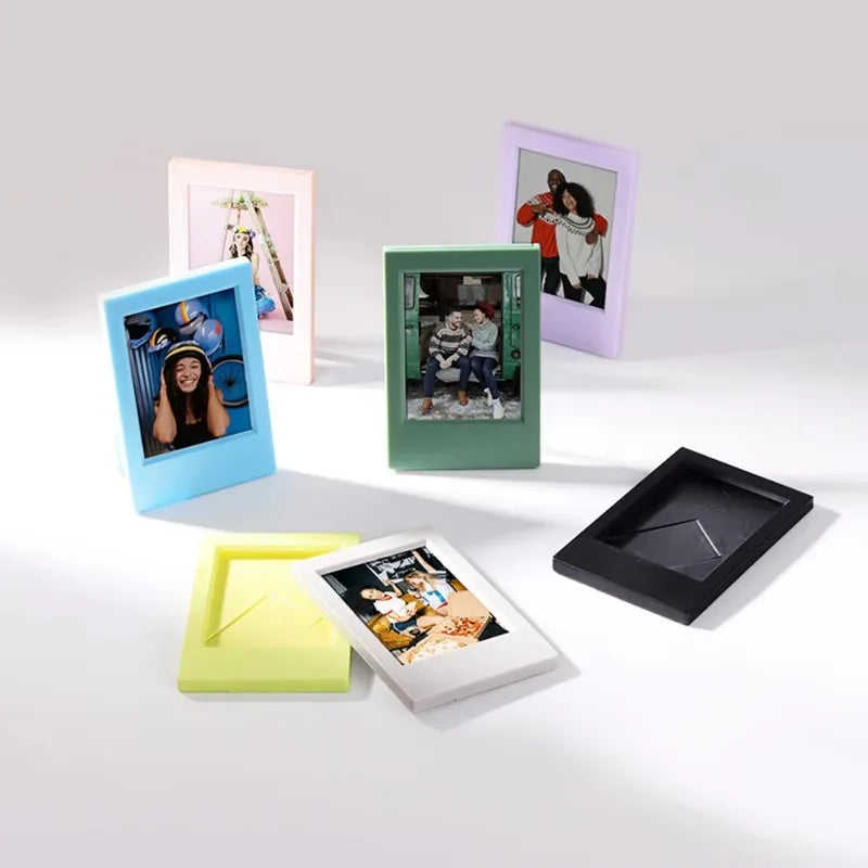 8-Piece Mini 3" Polaroid Photo Frame Set – 8 Colors Table Décor Mini Photo Frame Set Axl