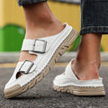 Women's Non-Slip Slip-On Casual Sandal Slippers | Indoor & Outdoor Slip-On Sandal Slippers Axl WHITE 38