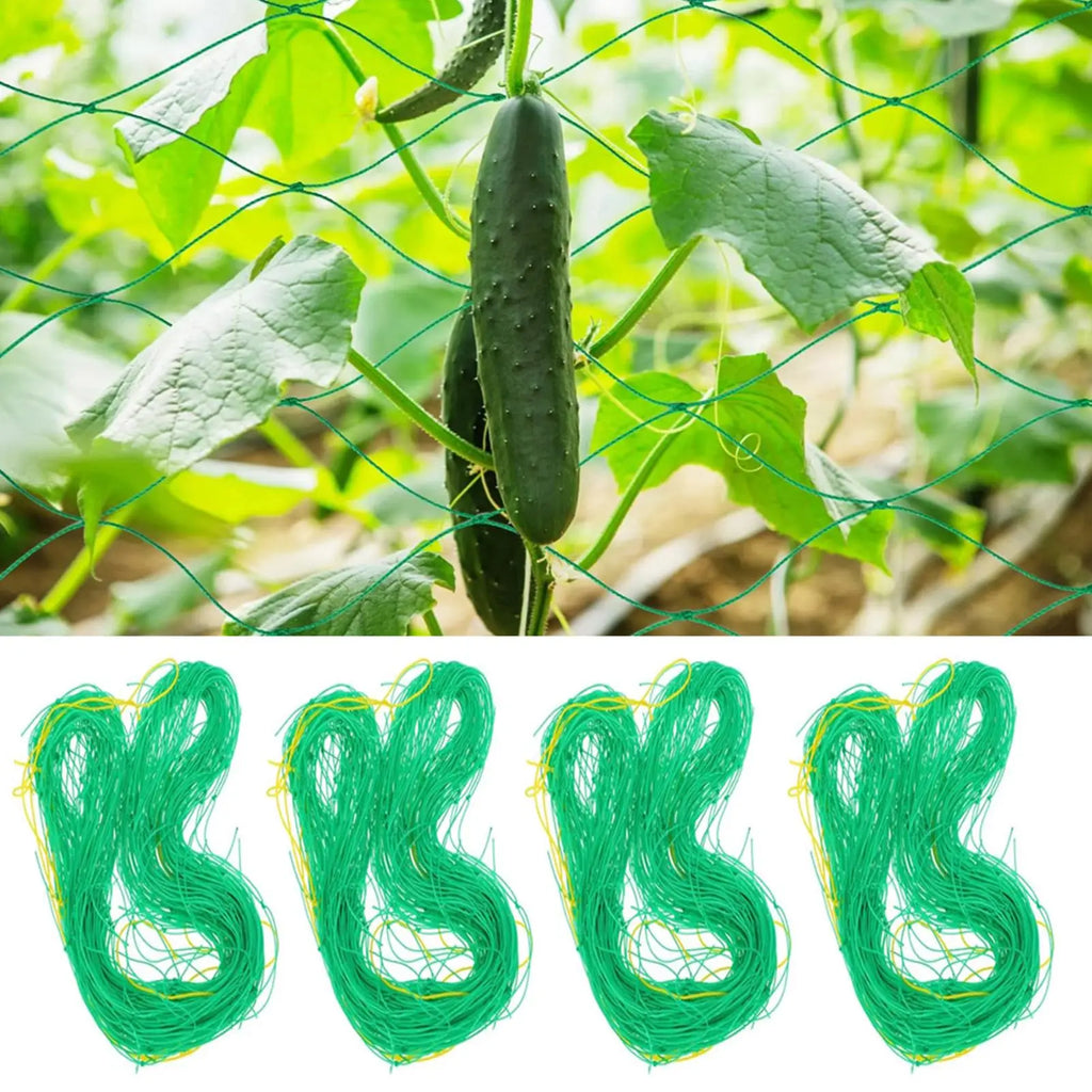 Heavy Duty Plant Trellis Climbing Net – Cucumber & Tomato Garden Trellis Netting Axl