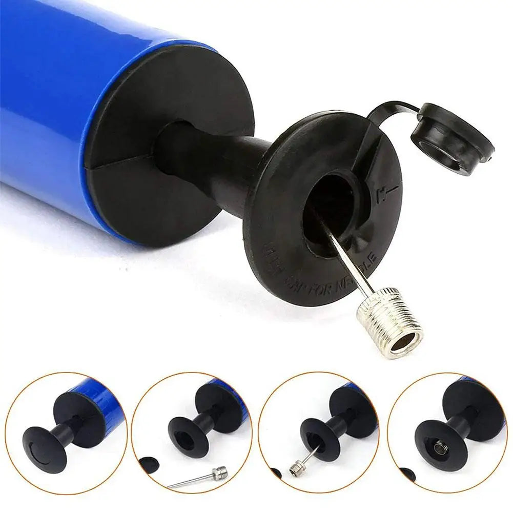 Mini Hand Ball Pump Kit – 7 Needles for Soccer & Basketball Ball Pump Inflator Axl