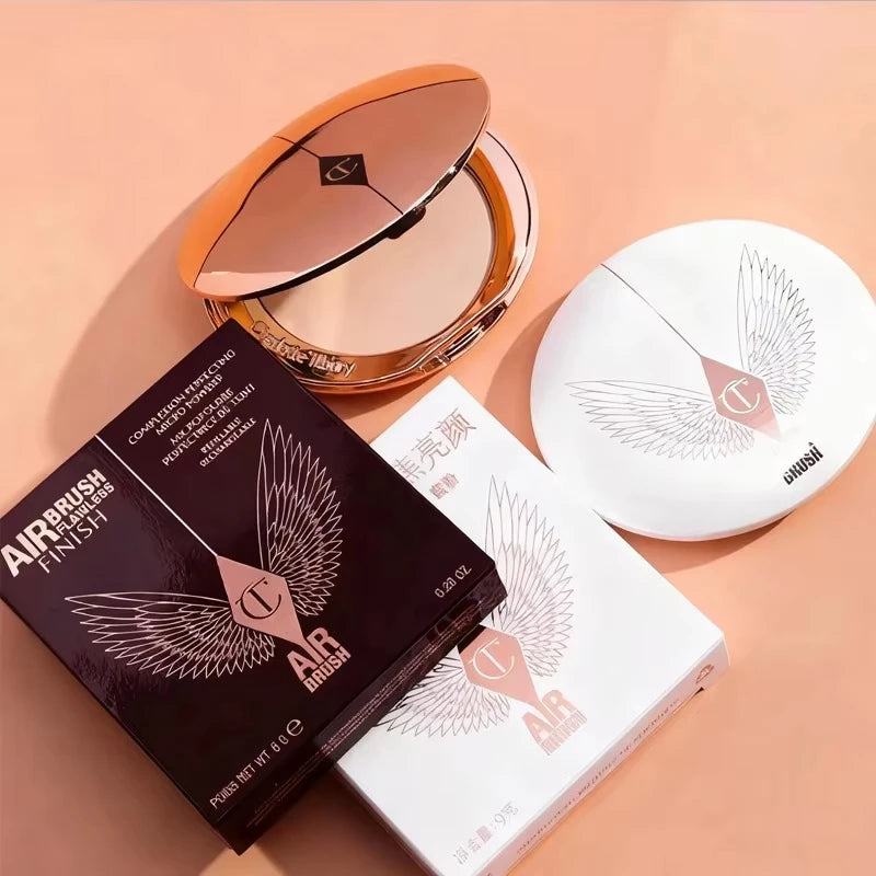 Charlotte Tilbury Air Cushion Blush – Shimmer Two-Tone Heart Compact Powder Blush Compact Axl