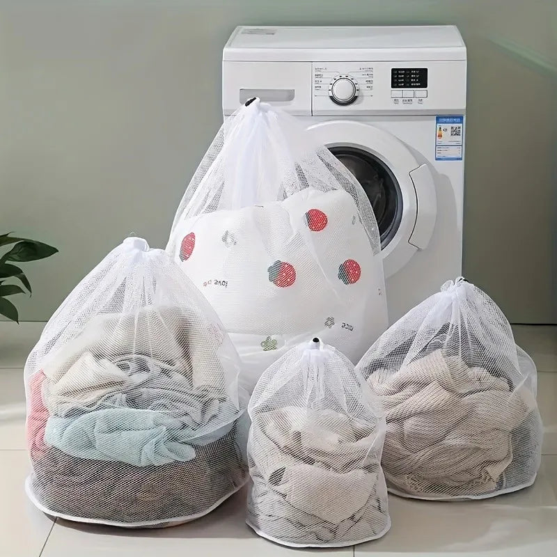 Mesh Laundry Bag with Drawstring – Durable Polyester & Reusable Mesh Laundry Bag Axl