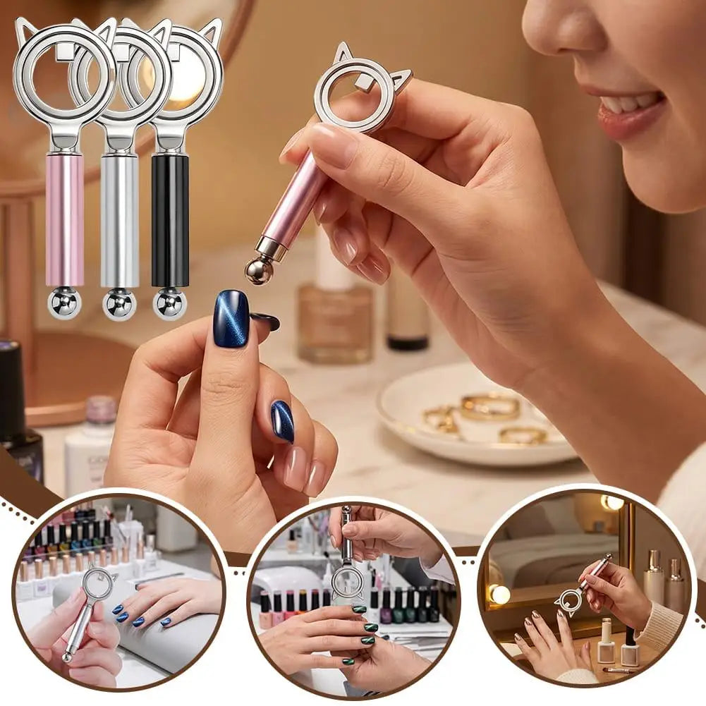 Cat Eye Nail Magnet Ring – Gel Polish Magnetic Art Tool Nail Magnet Tool Axl