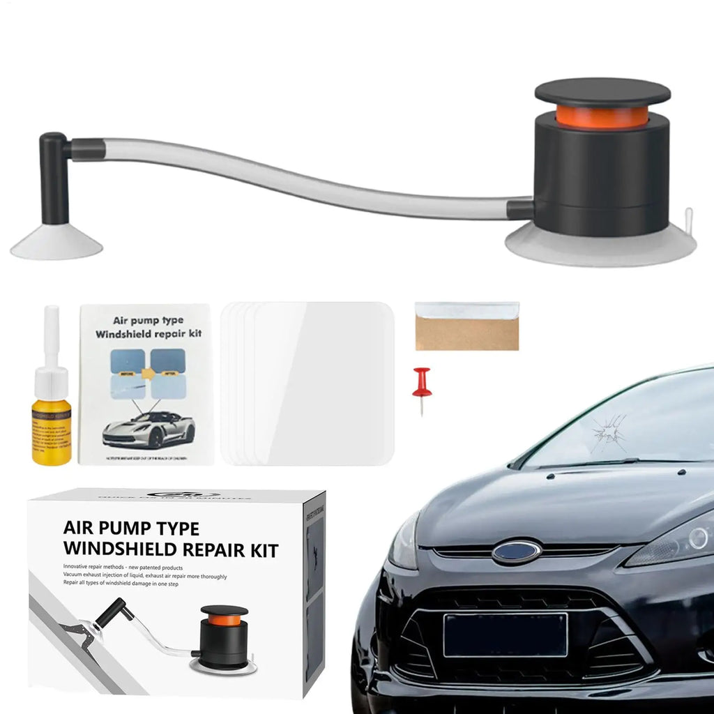 Windshield Repair Kit – Nano Glass Crack & Chip Fix Tool Windshield Repair Kit Axl