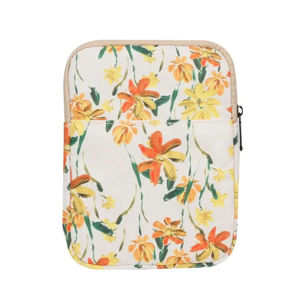 6–7" e-Reader Sleeve Case for Kindle, Kobo & Boox e-Reader Sleeve Case Axl Beige Flower