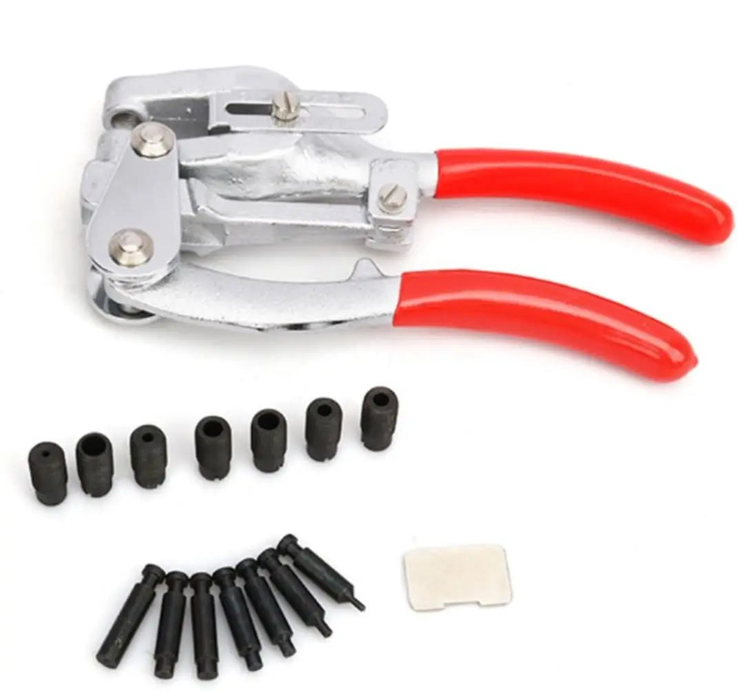 Handheld Sheet Metal Hole Punch Kit – 7 Sizes, Heavy Duty Metal Hole Punch Kit Axl