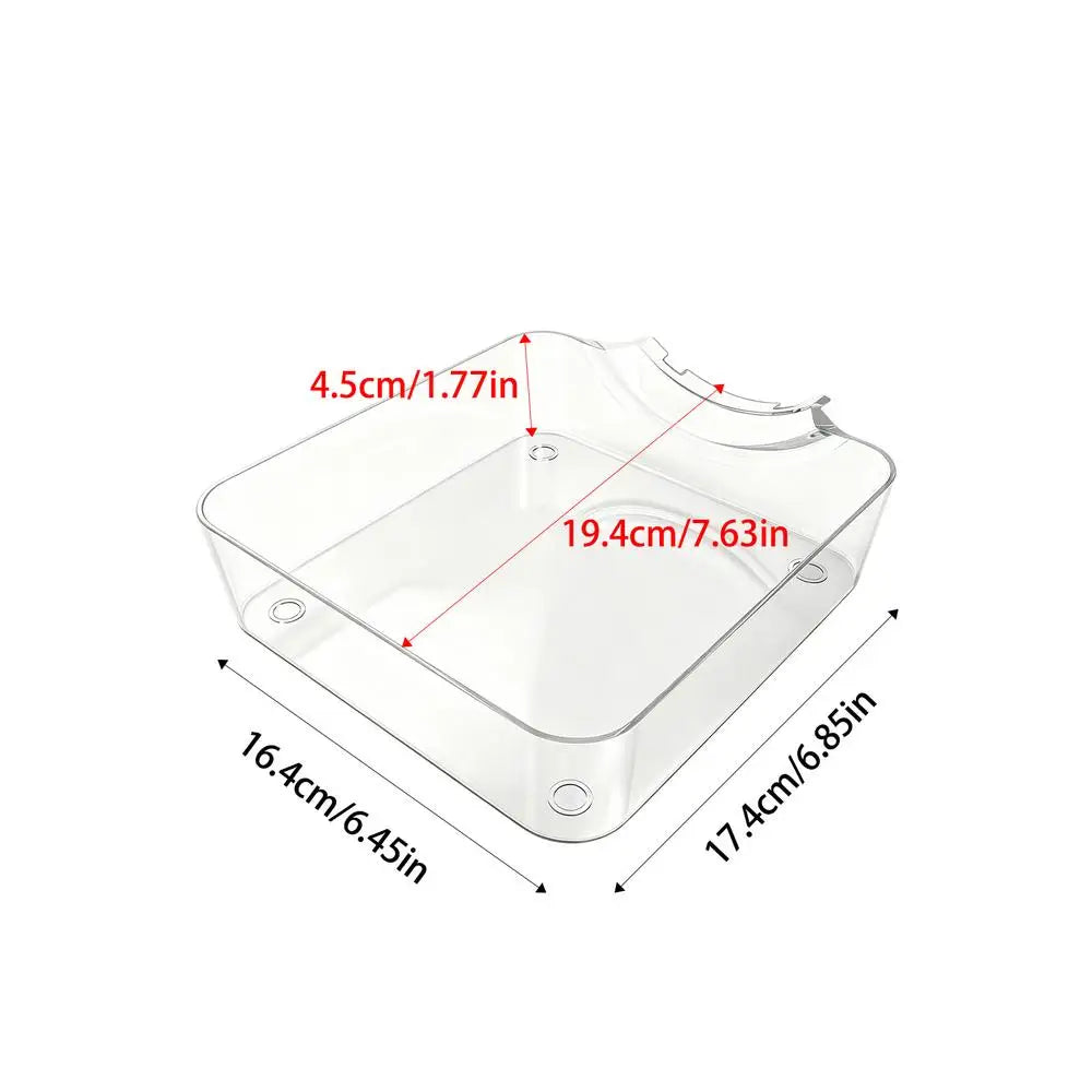 Washer Drain Pan with Lint Filter – Front Load Drip Tray Washer Drain Pan Axl Clear