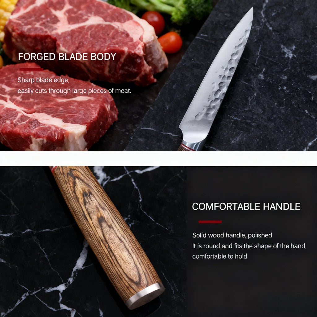Forged Steel Kitchen Knife – Chef, Paring & Cleaver Knife Kitchen Knife Axl